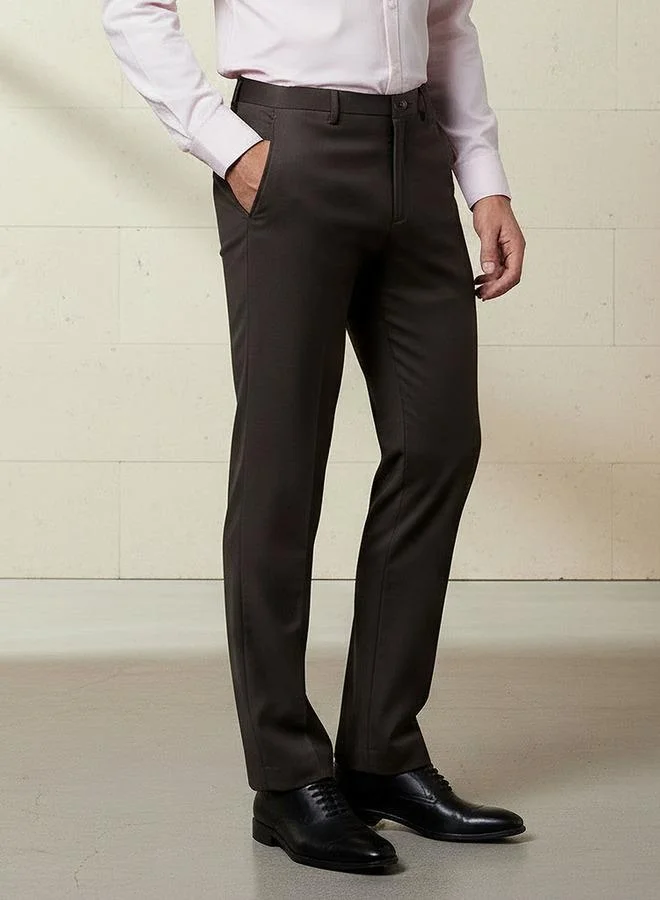 Splash FAV Men Slim Fit Formal Trousers - Premium Fabric