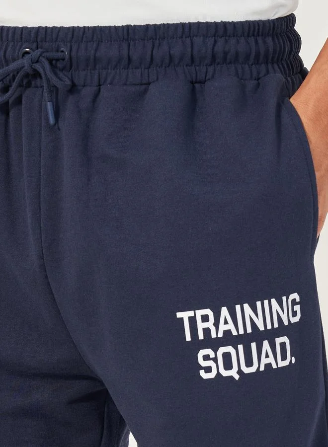 Styli Styli Eco Earth Slogan Print Oversized Training Joggers