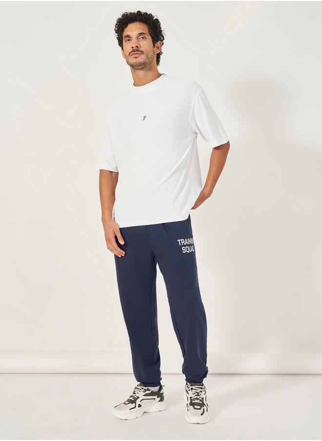 Styli Eco Earth Slogan Print Oversized Training Joggers  - Image 2