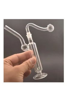 Generic Home Decorative Luxury Design Portable Mini Double Filter Water Pipe Oil Lamp Burner Glass Vase Bowl  - Image 1