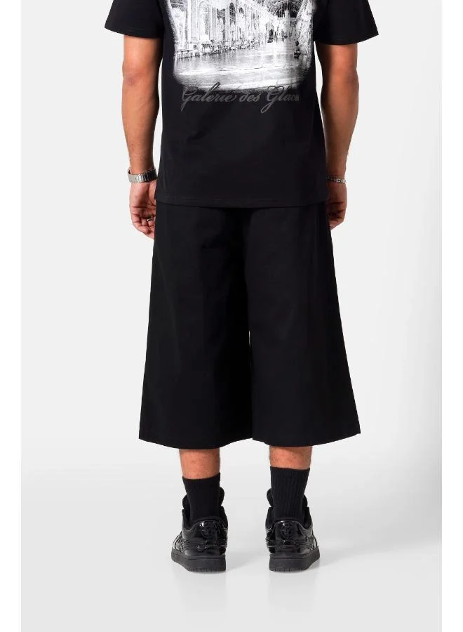 Sixth June Tailored Serge Pleated Jorts