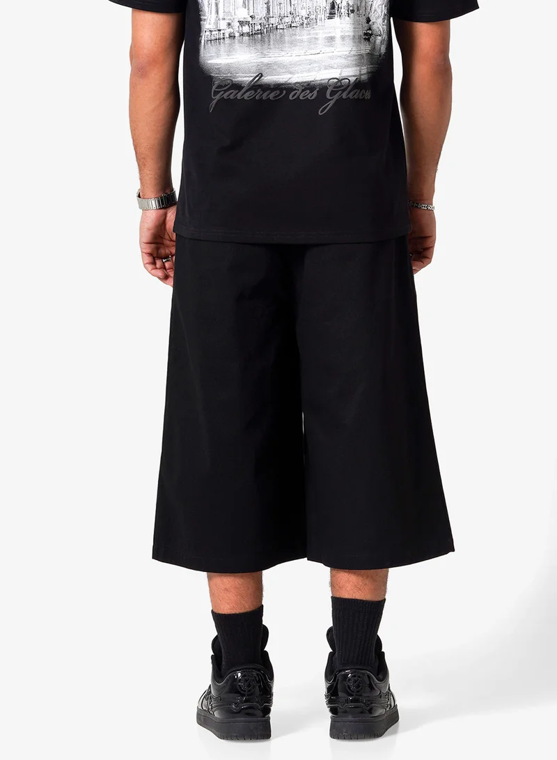 Sixth June Tailored Serge Pleated Jorts