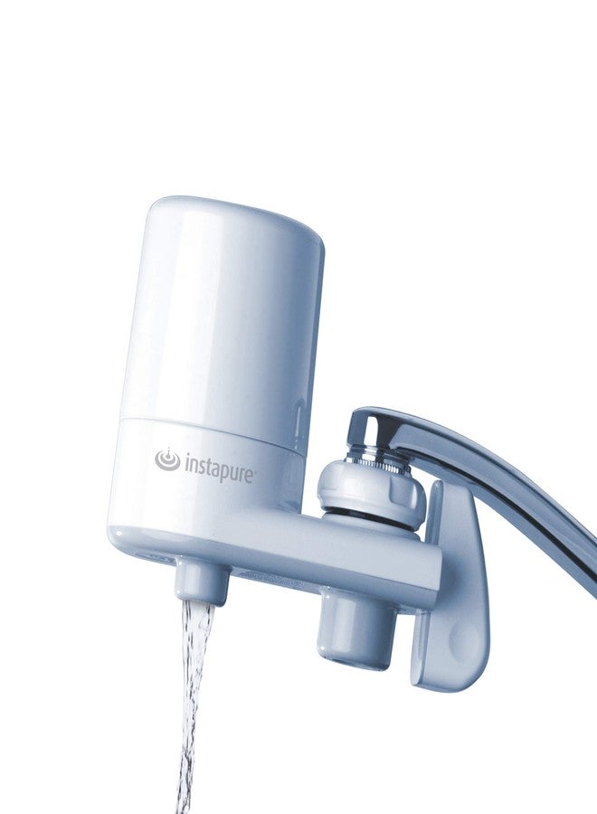 Instapure F5 Complete Tap Water Filtration System (White with White Cap) - Image 1