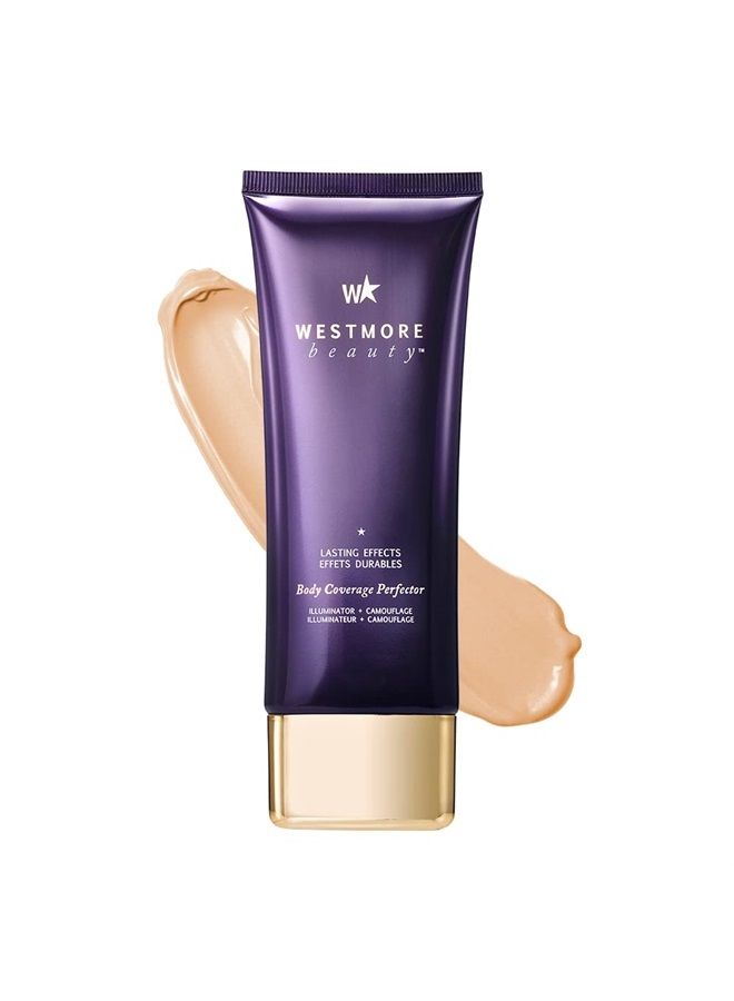 Westmore Beauty Body Coverage Perfector 2.5 Oz/ 74ml (Natural Radiance) - Waterproof Leg And Body Makeup For Tattoo Cover Up And More - The Best Tattoo Cover Up Leg Makeup  - Image 1