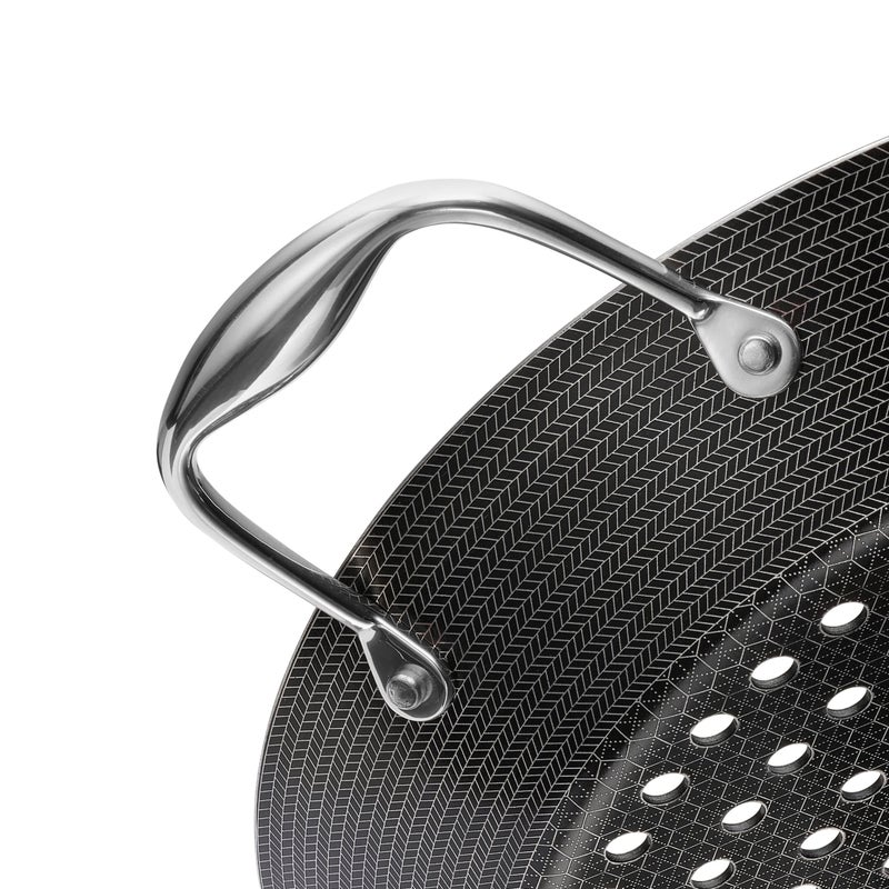 HexClad HexClad Hybrid Nonstick BBQ Grill Pan, Dishwasher-Friendly, BBQ and Oven-Safe Up to 900°F  - Image 3