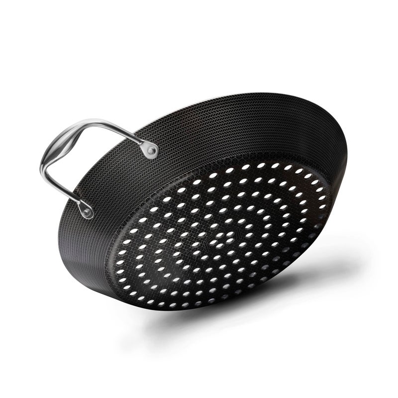 HexClad HexClad Hybrid Nonstick BBQ Grill Pan, Dishwasher-Friendly, BBQ and Oven-Safe Up to 900°F  - Image 2