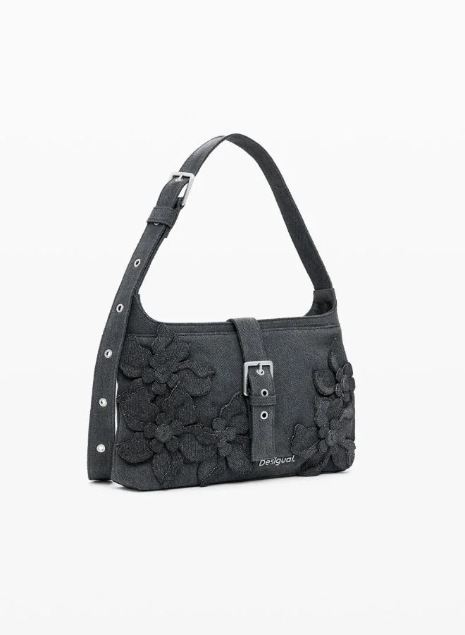 DESIGUAL Medium Bag With Flower Appliqués
