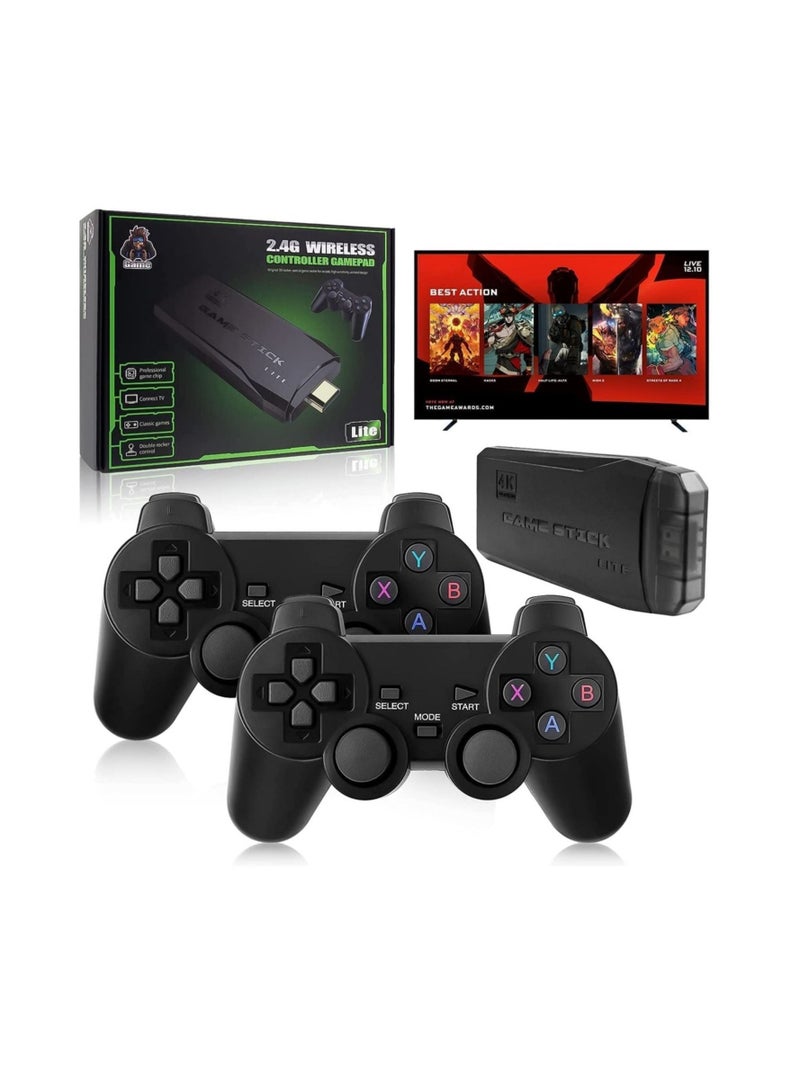 Y&D DMG 4K HD video game console, dual 2.4G wireless controllers, plug-and-play stick, built-in 10,000 games, retro handheld console  - Image 1