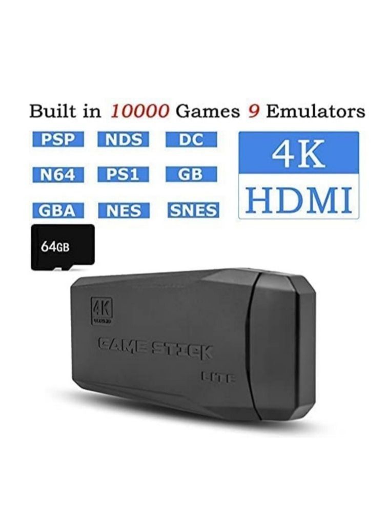 Y&D DMG 4K HD video game console, dual 2.4G wireless controllers, plug-and-play stick, built-in 10,000 games, retro handheld console  - Image 3