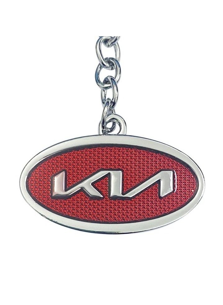 كيا سلسلة مفاتيح بشعار KIA سلسلة مفاتيح معدنية للسيارة KIA  - Image 2