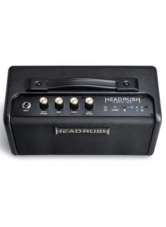 HEAD RUSH HeadRush FRFR Go Portable Desktop Amplifier 30W, 2 x 3" FRFR Desktop Amplifier with Bass Port, Bluetooth, Aux In, Headphone Jack, and Rechargeable Battery  - Image 4