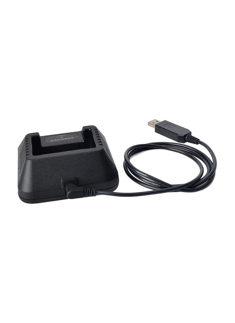 Y&D - Two Way Radio USB Charger Walkie Talkie Desktop Battery for Baofeng UV-5R UV-5RA UV-5RB UV-5RC UV-5RD UV-5RE UV-5Replus UV-82 BF-F8HP GT-3TP TYT TH-F8 Ham - Image 1