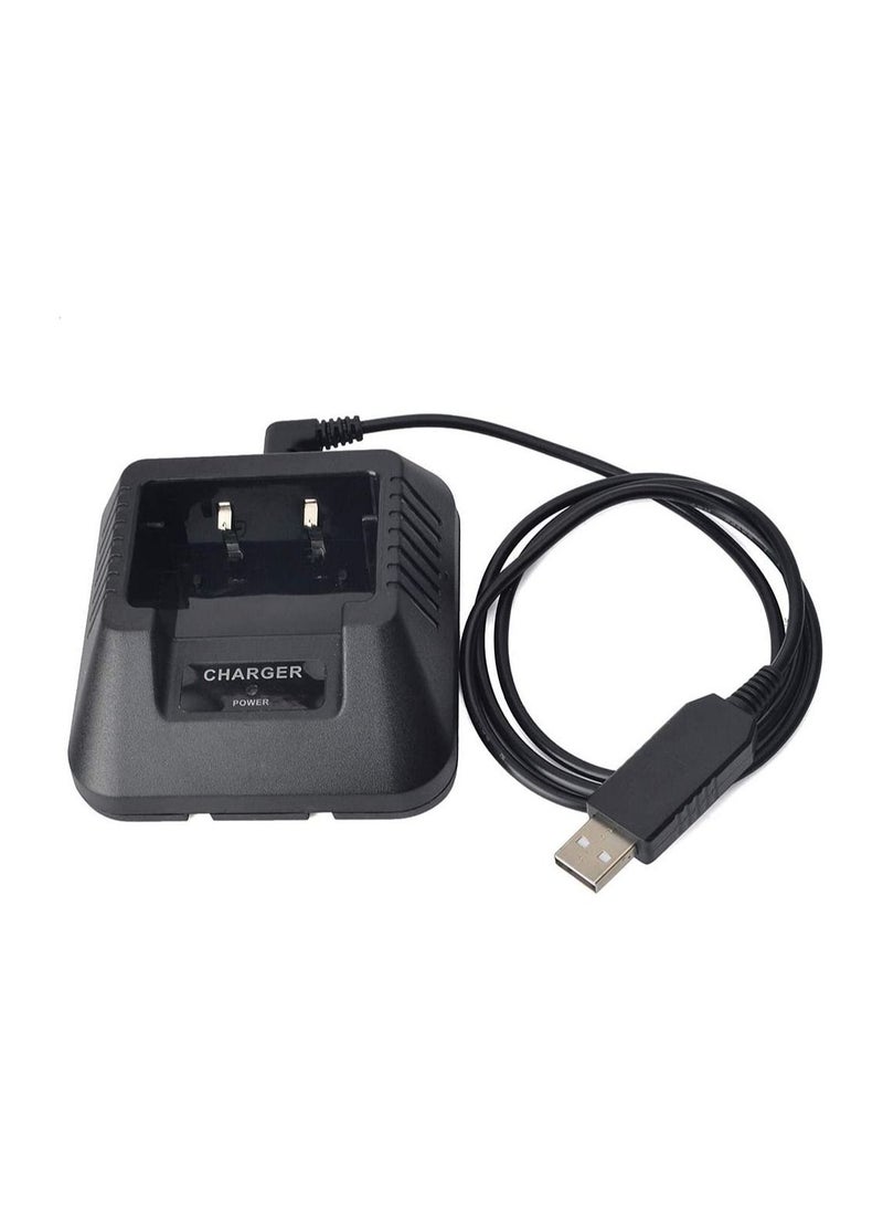 Y&D - Two Way Radio USB Charger Walkie Talkie Desktop Battery for Baofeng UV-5R UV-5RA UV-5RB UV-5RC UV-5RD UV-5RE UV-5Replus UV-82 BF-F8HP GT-3TP TYT TH-F8 Ham - Image 1