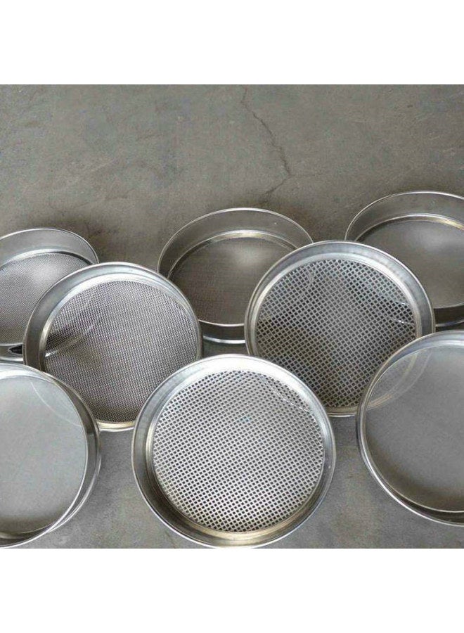 304 Stainless Steel Plastic Sample Sieving Screen 4-2000 Mesh Standard Filtration Test Screen Vibration Sample Sieving Frame-Specifications:30cm Diameter (stainless Steel)-Color:30 Mesh - Image 4