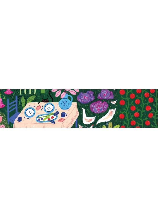Ceaco Ceaco - Lunch in The Garden - 300 Oversized Piece Jigsaw Puzzle  - Image 2
