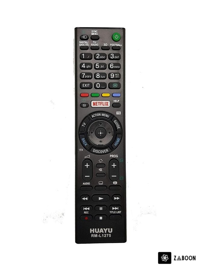 Zaboon Universal TV Remote Control Black