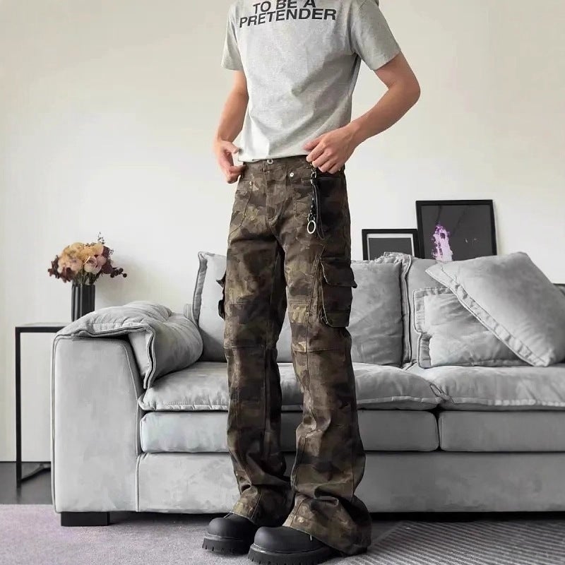 Unisex Casual Daily Denim Jeans - Image 1