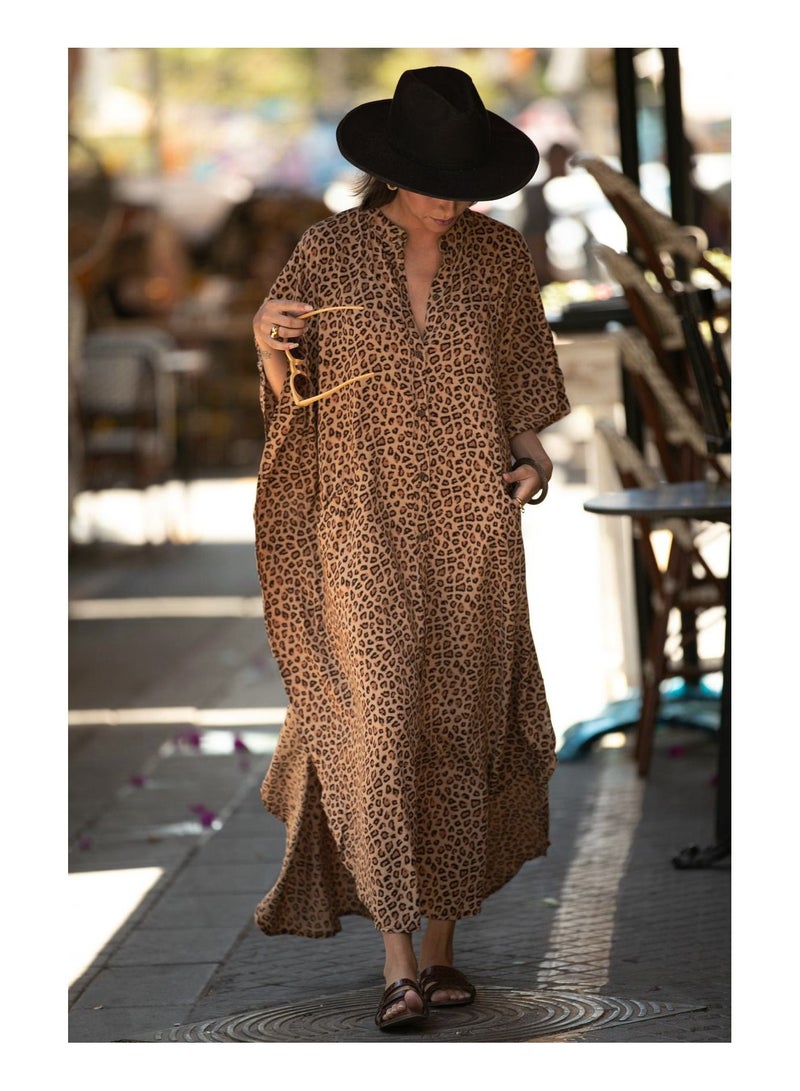 Loquat Beach Printed Robe Sunscreen Cover  - Image 1