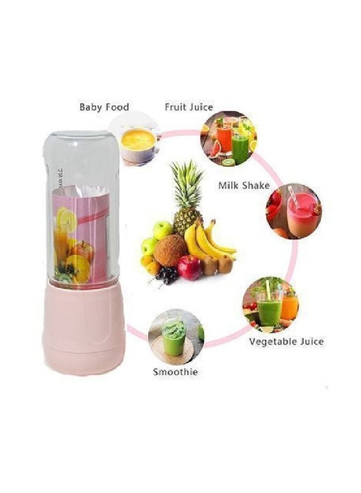Portable Manual Juice Blender with 3 stainless steel blades - Image 5