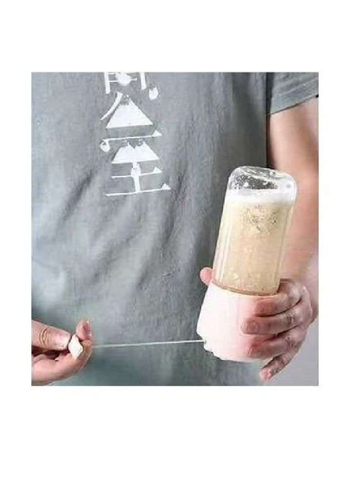 Portable Manual Juice Blender with 3 stainless steel blades - Image 3