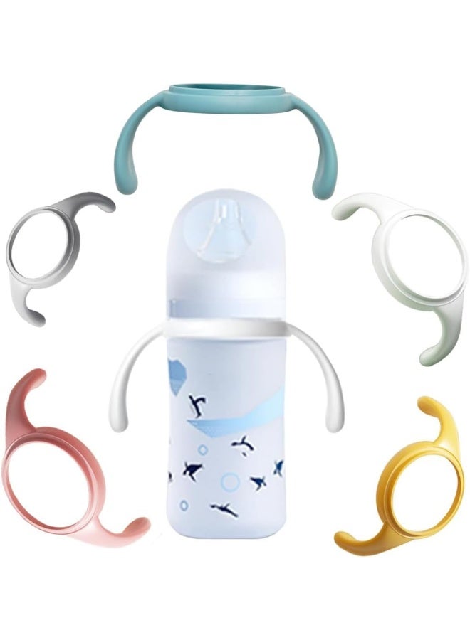 ROMIRUS Pack of 2, Bottle Handles Grips Compatible with Pigeon Nursing Bottles - Image 2