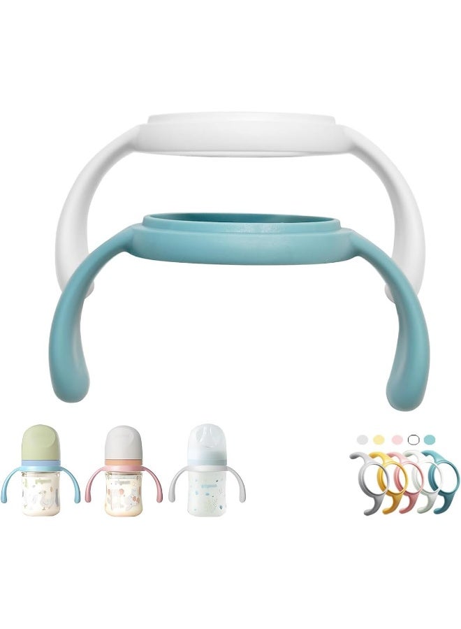 ROMIRUS Pack of 2, Bottle Handles Grips Compatible with Pigeon Nursing Bottles - Image 1