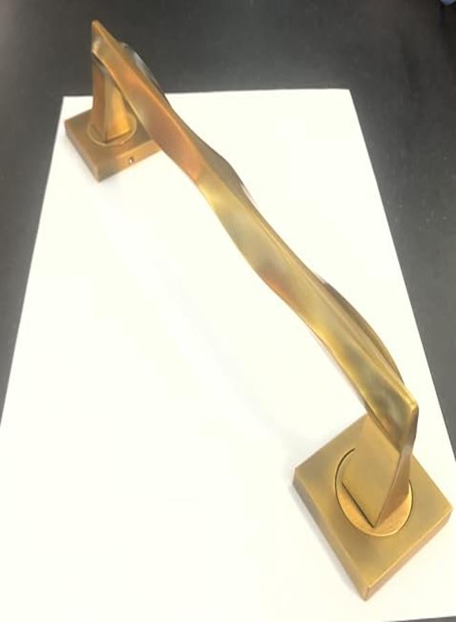 مقبض باب الشقة الخارجي أو مقبض الجرار لون كافيه طول 32.5 سم - Image 2