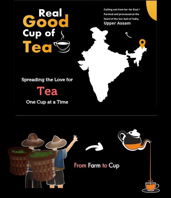 TEA BRO شاي فوري، نكهة توابل هندية | سائل شاي مُعد مسبقًا (مركز) | يكفي لـ 25 كوب | فقط أضف الحليب الساخن + الماء | في كيس سعة 250 مل - Image 2