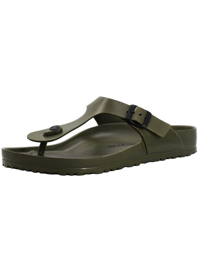 BIRKENSTOCK Unisex Gizeh Essentials EVA Khaki Sandals 38 R EU - Image 1
