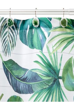 Avanti Linens - Fabric Shower Curtain, Palm Tree Leaves Inspired Home Decor (Viva Palm Collection) - pzsku/Z947F594C02C94F8C371BZ/45/_/1693407451/e2ca1255-e22d-4ea7-9128-1499b422013f