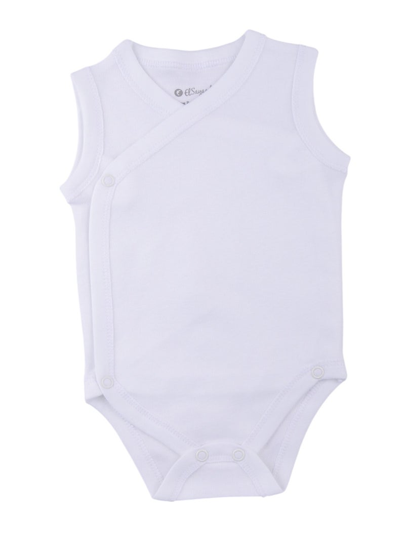 El Sayaad New Born sleeveless Cotton Bodysuit Shaya 