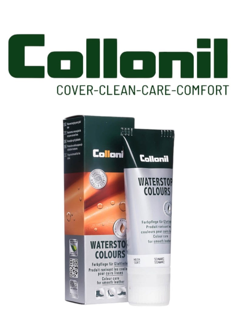 Collonil Collonil Waterstop Colours Tube - Blue 75ml - Nourishing & Waterproofing Leather Cream  - Image 1