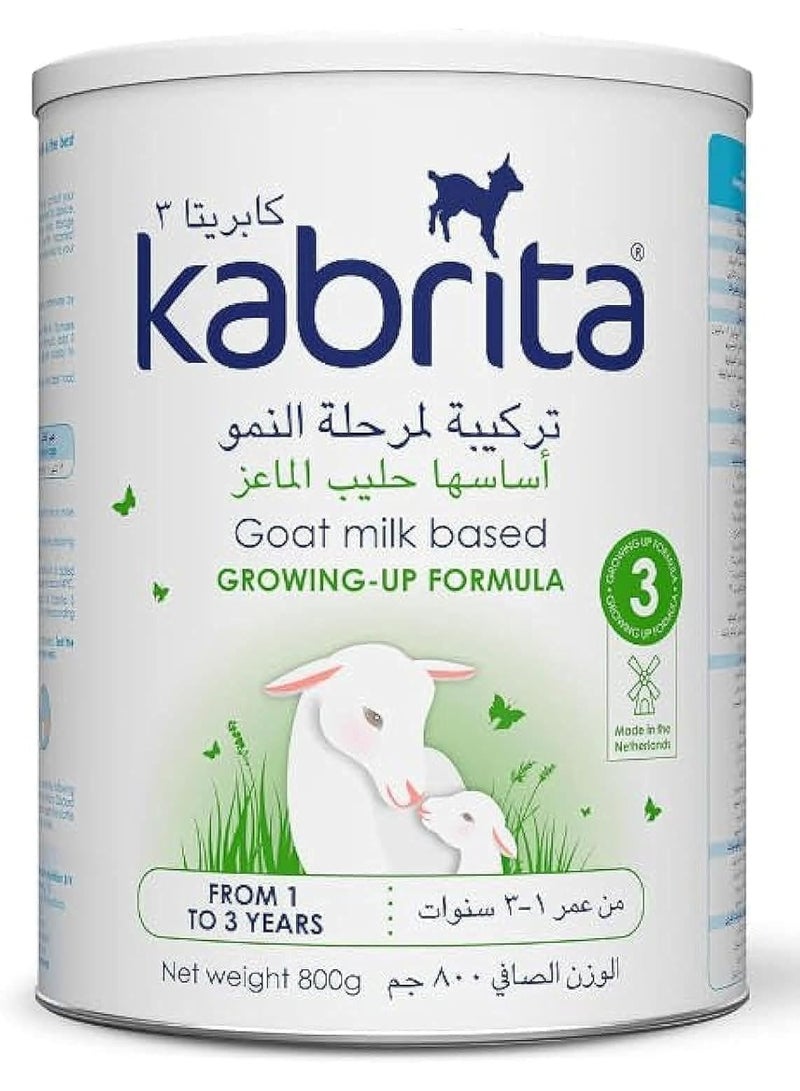 Kabrita 3 Goat Milk Based Baby Formula 800g | Growing-Up Milk Formula for Toddlers