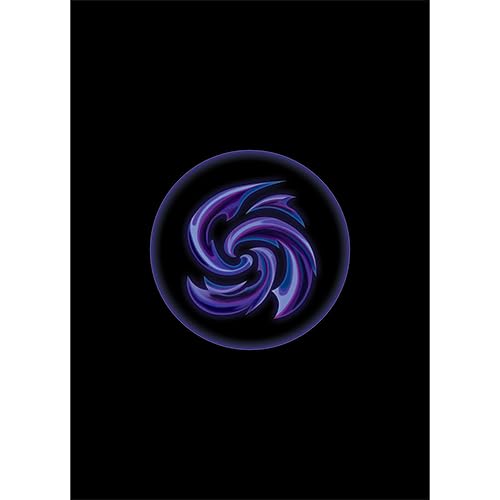 Fantasy North - Elements I - Void - 100 Textured Matte TCG Card Sleeves - Fits Magic MTG Commander Pokemon and Other Card Games - Playing Card Sleeves - Image 4
