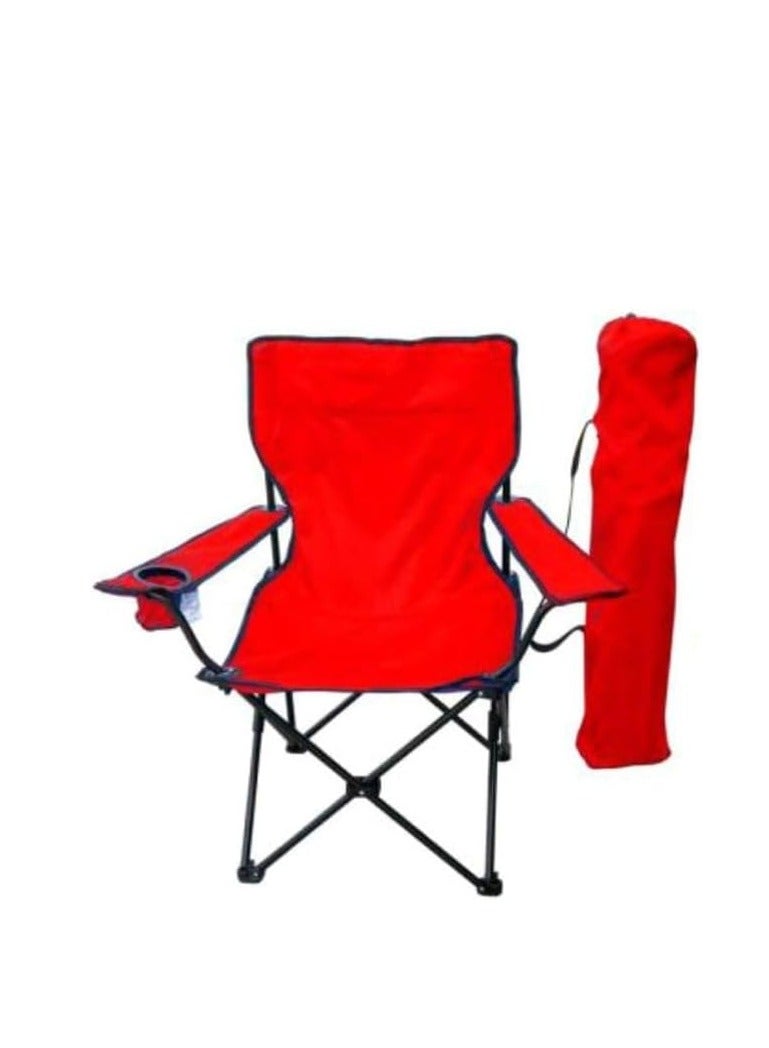 ZAMZIN Folding Beach Chair - Lightweight High Back Camping Chair for Adults - Foldable Outdoor Seat with Carry Bag - Ideal for Camp, Beach, Picnic, Hiking multicolor - Image 5