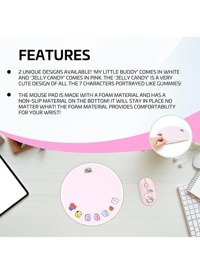 BT21 - Inspired Characters Mouse Pads Jelly Candy Edition, All Seven Characters with Their Own Cute Design - Image 1