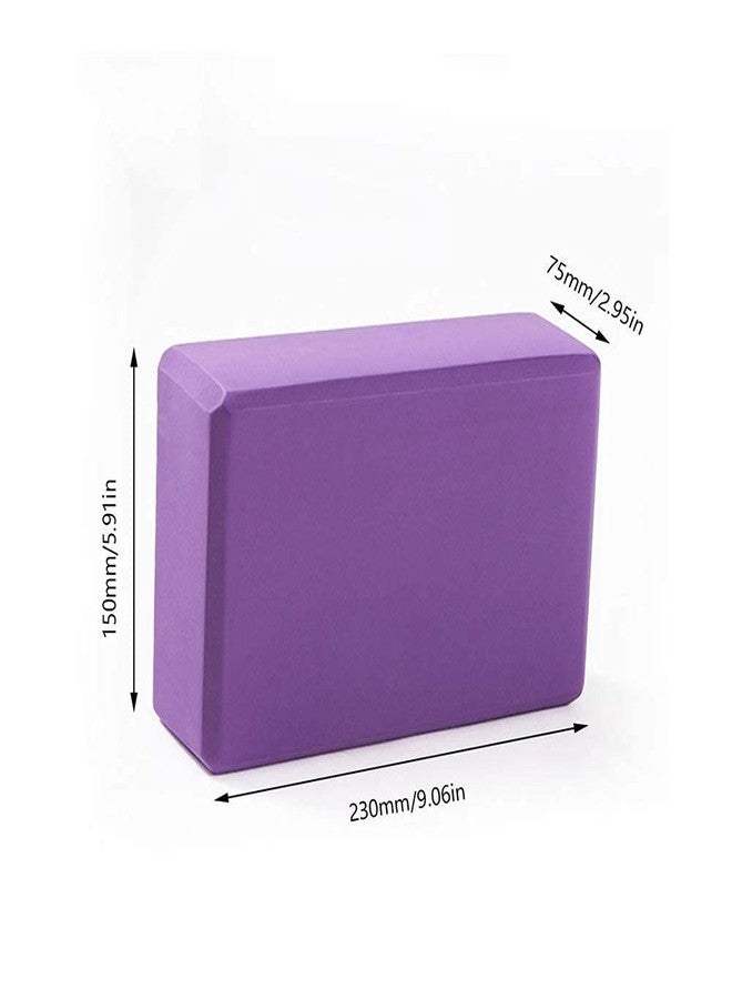 Klapp 1 PIECE Non Toxic Yoga Block Non Slip Yoga Brick Sports Fitness Workout Pilates Brick Brick for Home Gym Workout Exercise Tool Stretching aid for Body Fitness Exercise (Multicolour/Small) - Image 3