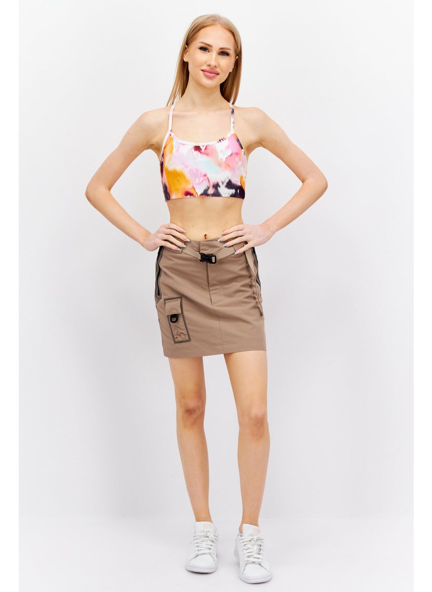 adidas Originals Women Sportwear Fit Training Skirt, Brown  - Image 3