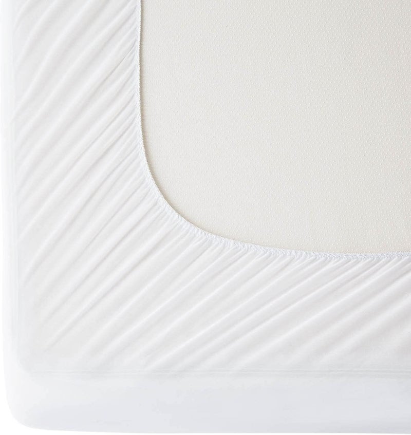 LUCID Premium Rayon Bamboo Jersey Mattress Protector - Ultra Soft - Waterproof - Low Noise - 140 x 200 cm - Image 3