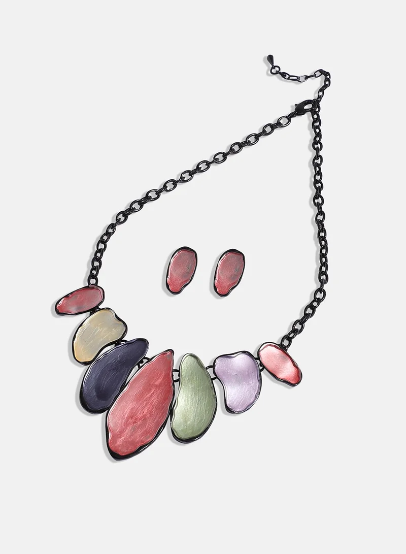 SOHI Abstract Artificial Jewellery Set