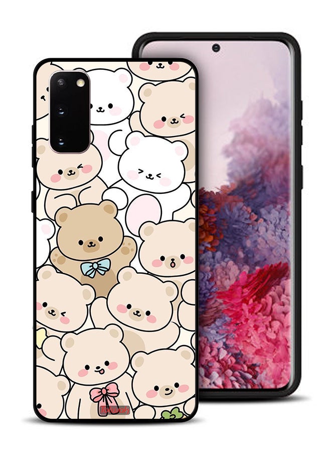 Tolwak Samsung Galaxy S20 Protective Case Cover Bears Pattern - Image 1