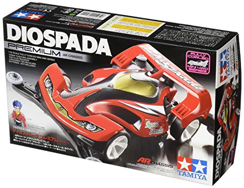 Tamiya 19443 Full Cowl Mini 4WD Series No 43 Dios Spada Premium AR Chassis - Image 1