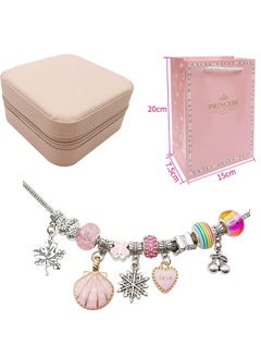 Womdee 68PCS Charm Bracelets Kit with Jewelry Charms, Bracelets for DIY Craft, Jewelry Gift  - Image 2