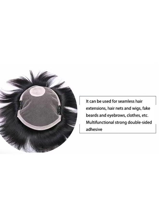 والكر تايب شريط لاصق مزدوج الجوانب للشعر، مقاوم للماء، مناسب للشعر البشري، للرجال والنساء، شريط شعر مستعار، نظام شعر بديل، وصلات شعر/كونتور C (36 قطعة) - Image 4