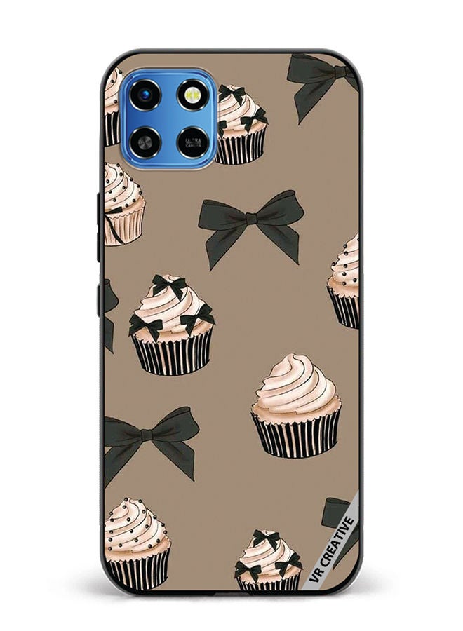 VR CREATIVE Protective Case Cover For Infinix Smart 6 HD Cupcakes Design Multicolour - Image 1
