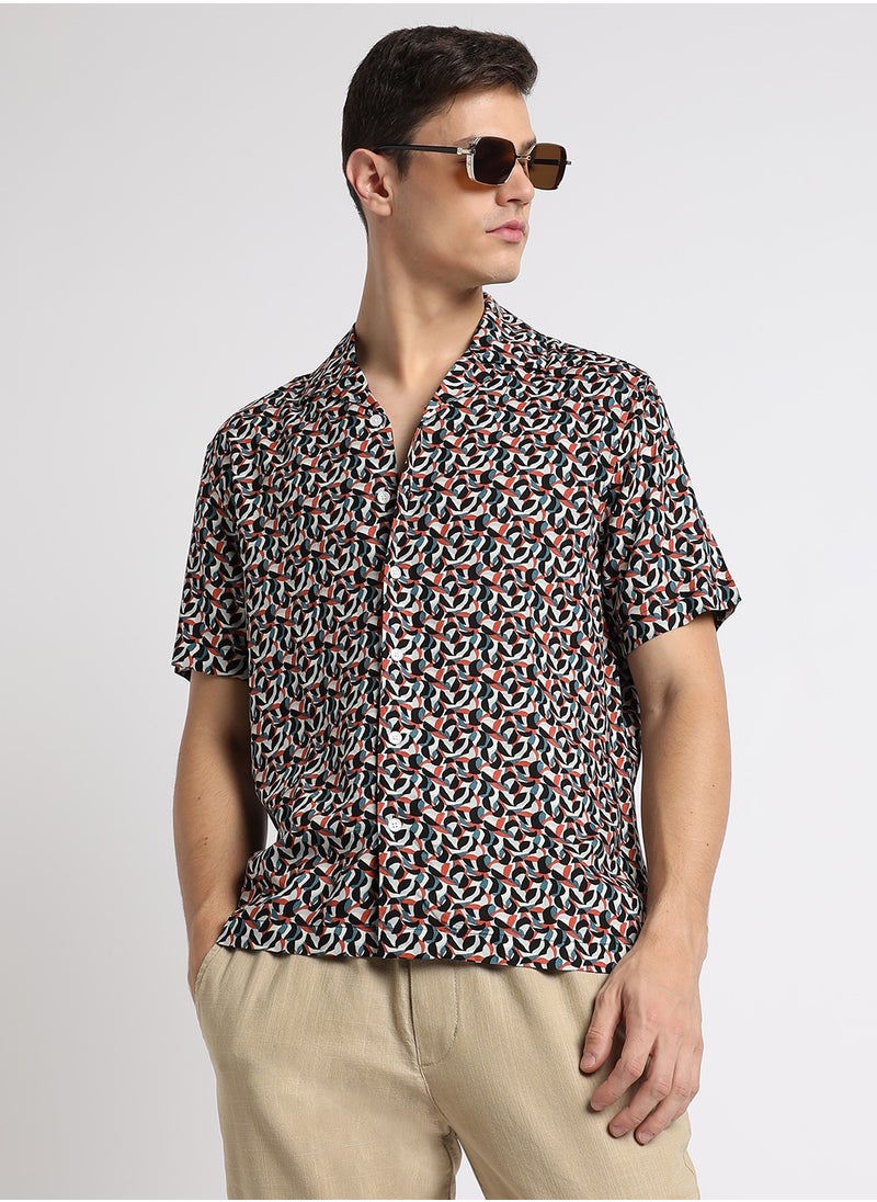 Dennis Lingo Multicolour Casual Shirt for Men - Relaxed Fit, Stylish  - Image 1