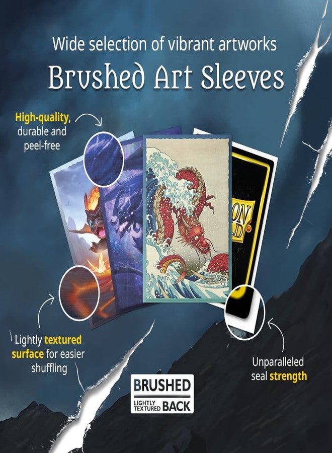 Dragon Shield | Brushed Art Sleeves | Cinderfin | 100 CT - Smooth & Tough Premium TCG Sleeves | Compatible with Pokemon, Flesh & Blood, One Piece & Magic the Gathering - Image 5
