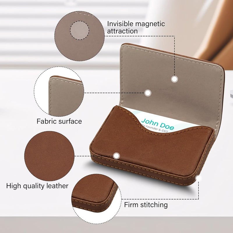 AI-DEE RFID Blocking Wallet - Minimalist Leather Business Credit Card Holder (A52-20) - Image 3
