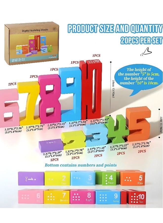 DUSALA Brightly Colored Digital Building Blocks with Challenge Cards, Promote Parent-Child Interaction, and Enhance Child Creativity and Confidence  - Image 4