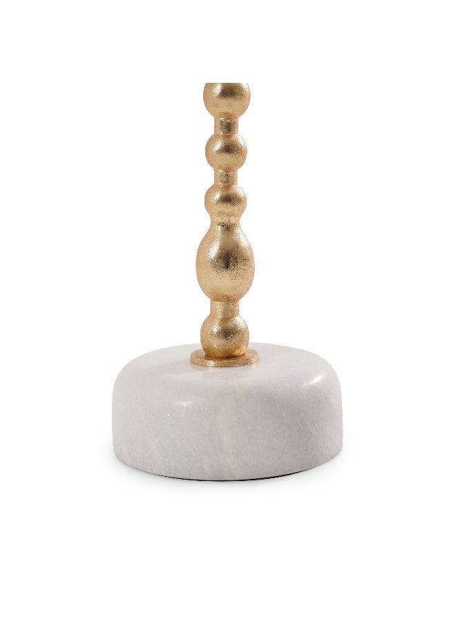 Pan Home Gadgy Accent Table Marble - Gold And White  - Image 1